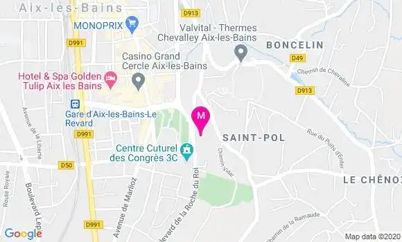 Localisation Dr Jean Michel Aguettaz