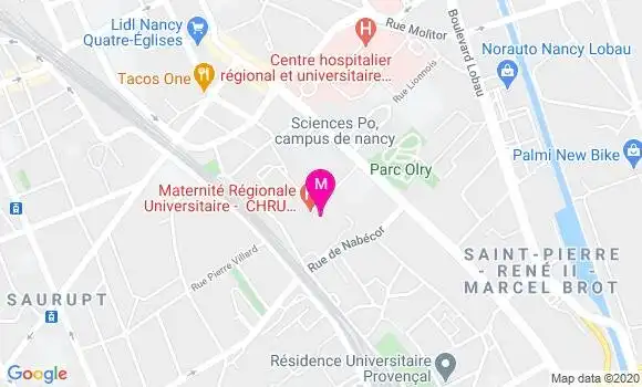 Localisation Dr Patrick Blanchot