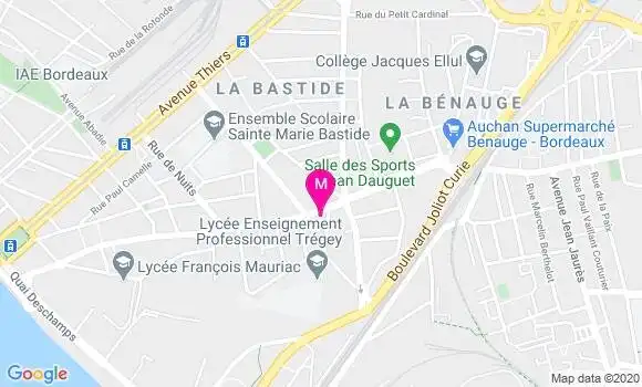 Localisation Dr Hervé Bioulac