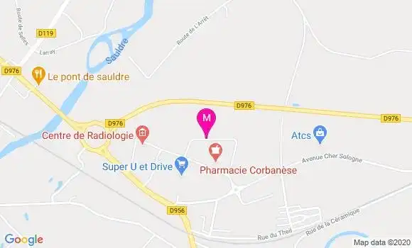 Localisation Dr Philippe Morcelet