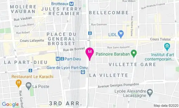 Localisation Dr Xavier Fournie