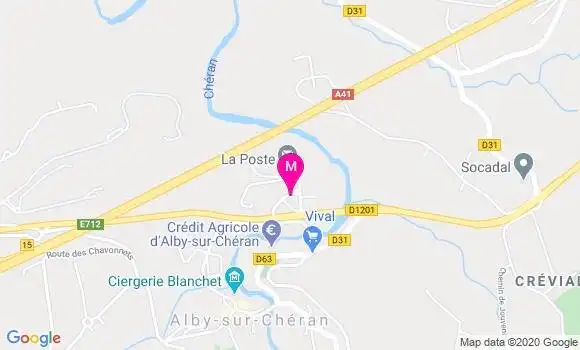Localisation Dr Bernard Clerc