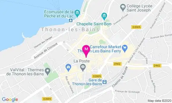 Localisation Dr Olivier Pinguet