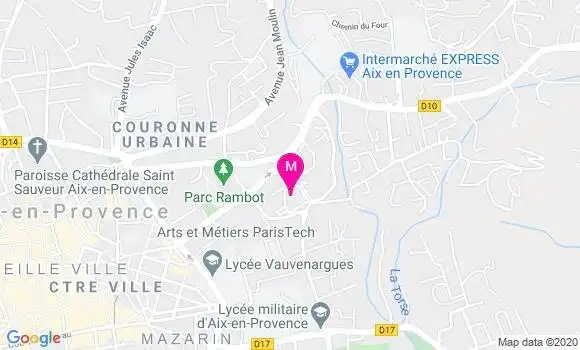 Localisation Dr Thomas Dervaux