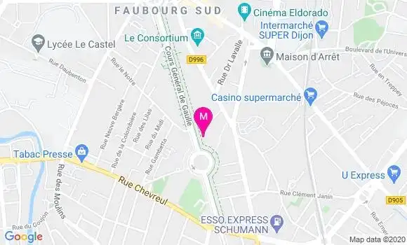 Localisation Dr Jocelyn Paris