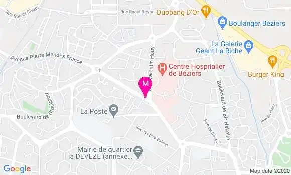 Localisation Dr Nicolas Jonqueres