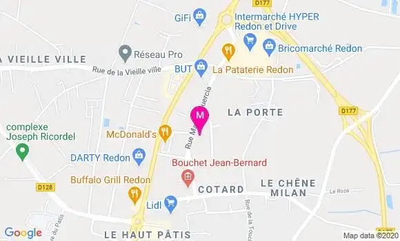 Localisation Dr Jean Bernard Bouchet