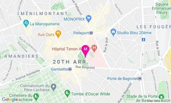 Localisation Dr Jean Philippe Rougier