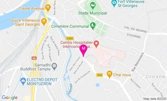 Localisation Dr Hacene Boulechfar