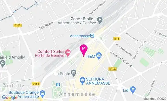 Localisation Dr Koffi Abony Aziamon