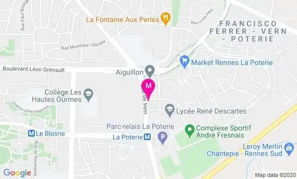 Localisation Dr Philippe Delaunay