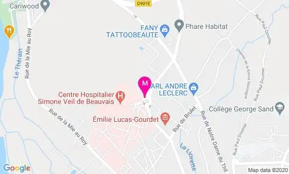 Localisation Dr Redouane Benyoucef