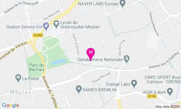 Localisation Dr Jean Jacques De la Forest Divonne