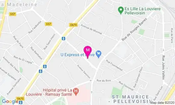 Localisation Dr Philippe Martin