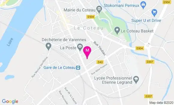 Localisation Dr Marc Fleury