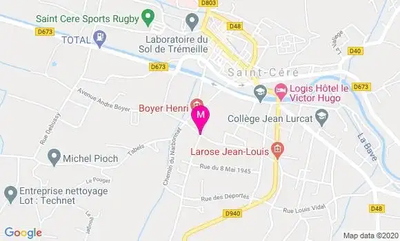 Localisation Dr Henri Boyer