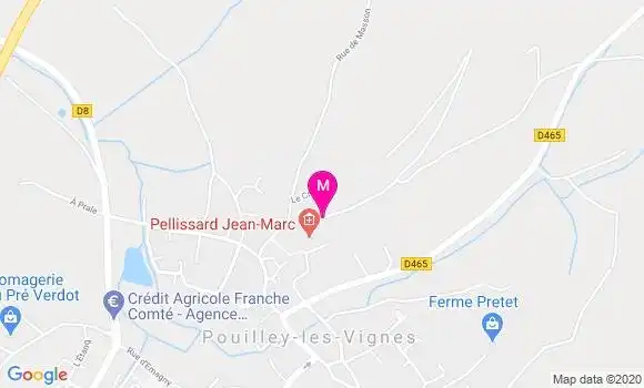 Localisation Dr Jean Marc Pellissard