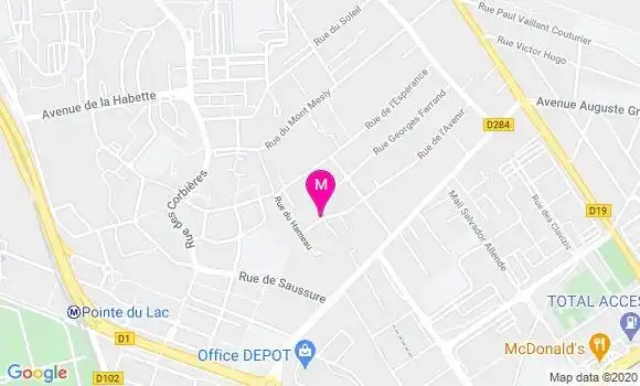 Localisation Dr Alain Sarembaud