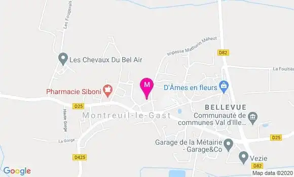 Localisation Dr Gilbert Nenez