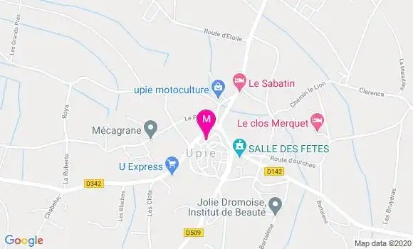 Localisation Dr Arnaud Darbon