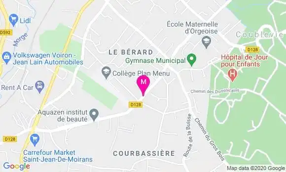 Localisation Dr Patrick Lambert