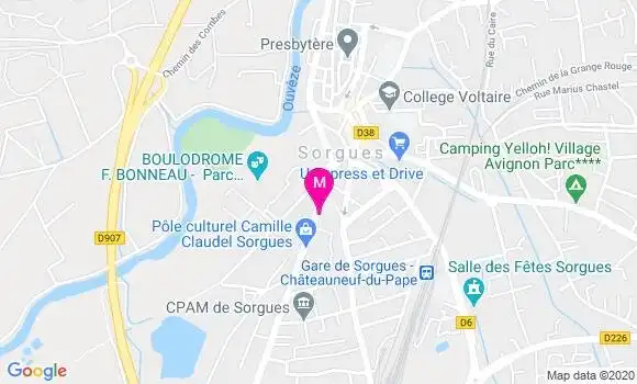 Localisation Dr Philippe Fabriès