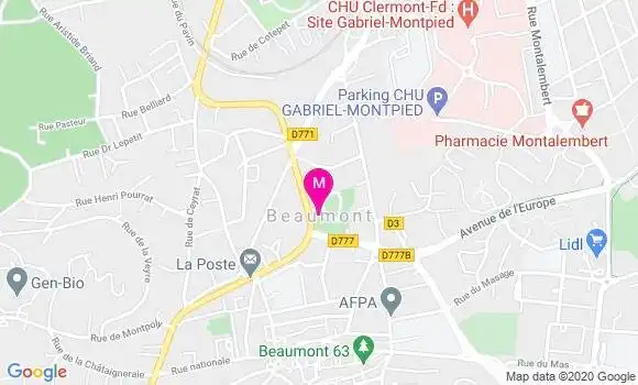 Localisation Dr Jean Paul Chassagne