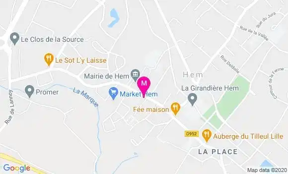 Localisation Dr Marc Hay
