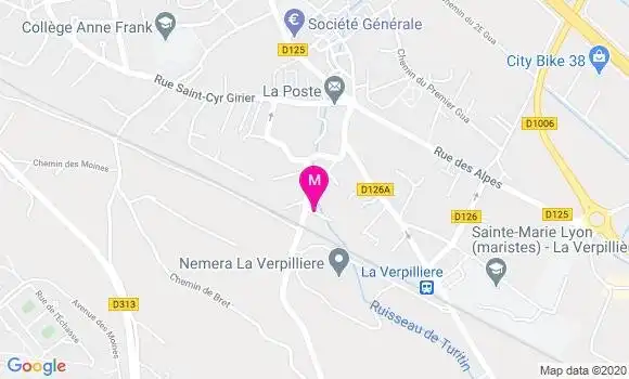 Localisation Dr Christophe de Grieve