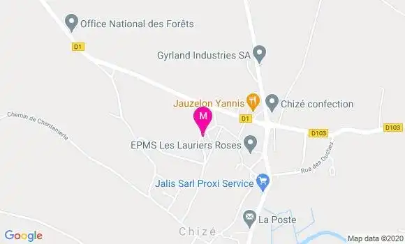 Localisation Dr Didier Mounoury