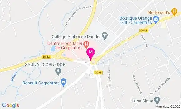 Localisation Dr Catherine Taddei