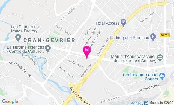 Localisation Dr Claude Escalie