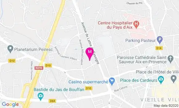 Localisation Dr Jean Mondoloni