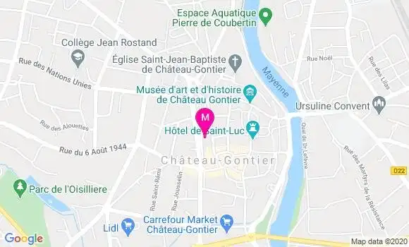 Localisation Dr Gilles Rondeau