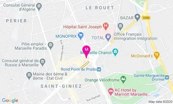 Localisation Dr Mathieu Orticoni