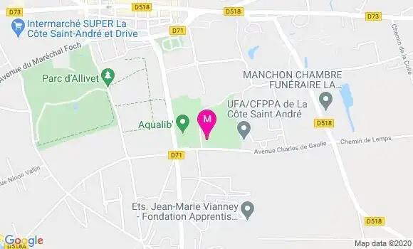 Localisation Dr Johann Jacquot
