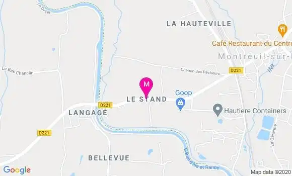 Localisation Dr Philippe Gonneau