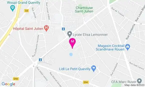 Localisation Dr Patricia Hue