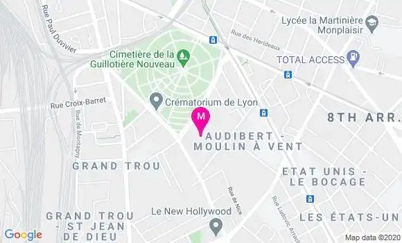 Localisation Dr Myriam Pastural