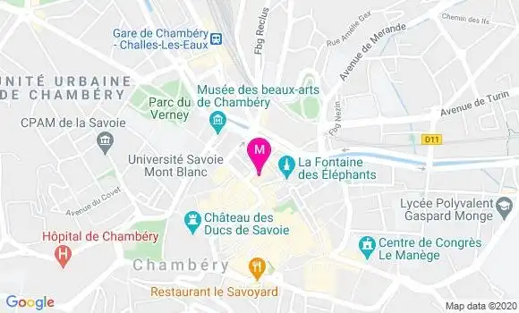 Localisation Dr Christian Fabregue