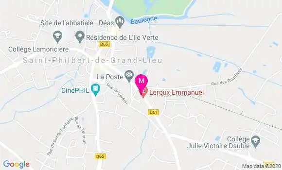 Localisation Dr Bernard Cazajous