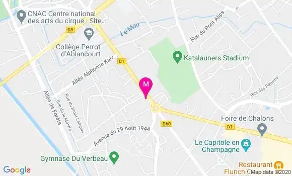 Localisation Dr Eric Descharmes