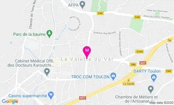 Localisation Dr Jacques Richard