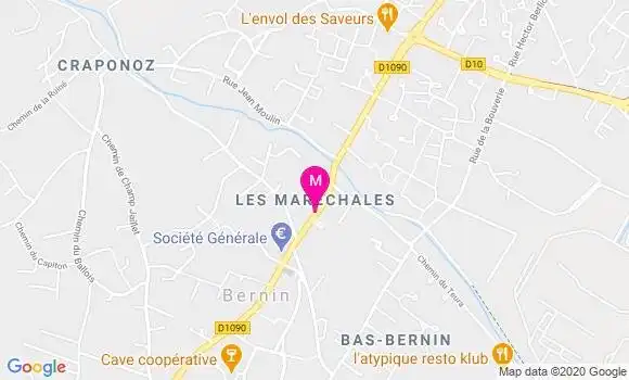 Localisation Dr Bruno Paliard