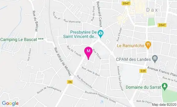 Localisation Dr Benjamin Deroure