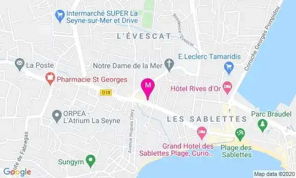 Localisation Dr Antoine Rahal