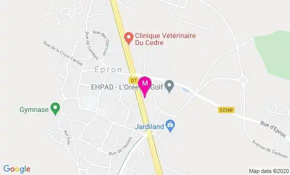 Localisation Dr Christophe Bedos