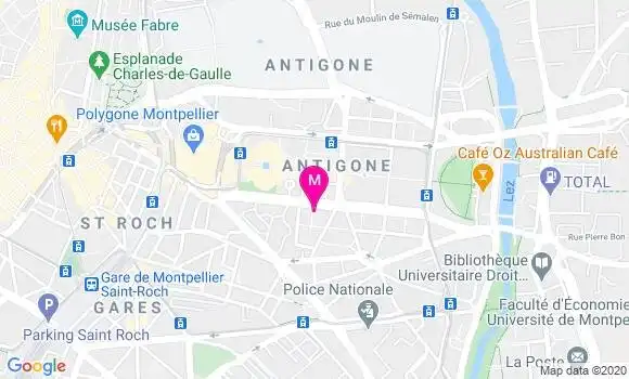 Localisation Dr Patrick Fornos