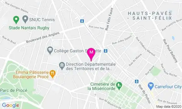 Localisation Dr Patrick Pilard