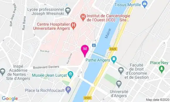 Localisation Dr Philippe Menei